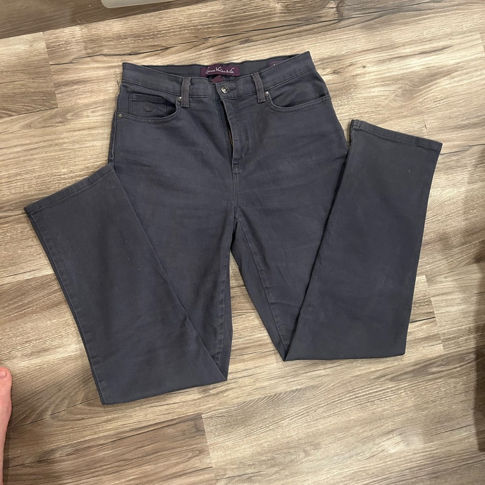 Gloria Vanderbilt Black Straight Leg  Classic Style Pant